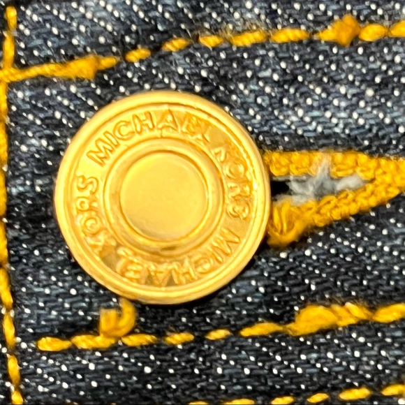 Michael Kors Blue Straight Leg Denim Jeans - Picture 12 of 12